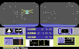 Space Shuttle: A Journey into Space screenshot 4 for Commodore 64
